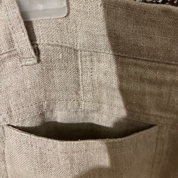 The Territory Ahead Beige Linen Shorts Women’s Size 16 - Picture 3 of 10